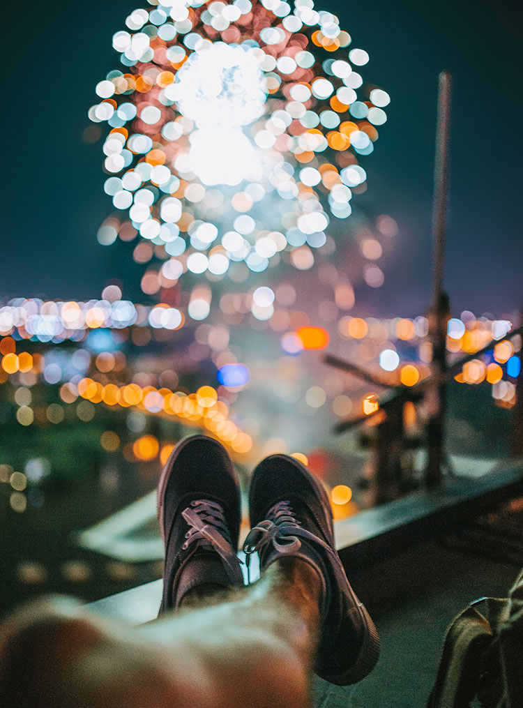 Comemore com fogos de artifício, photoshoot do aniversário