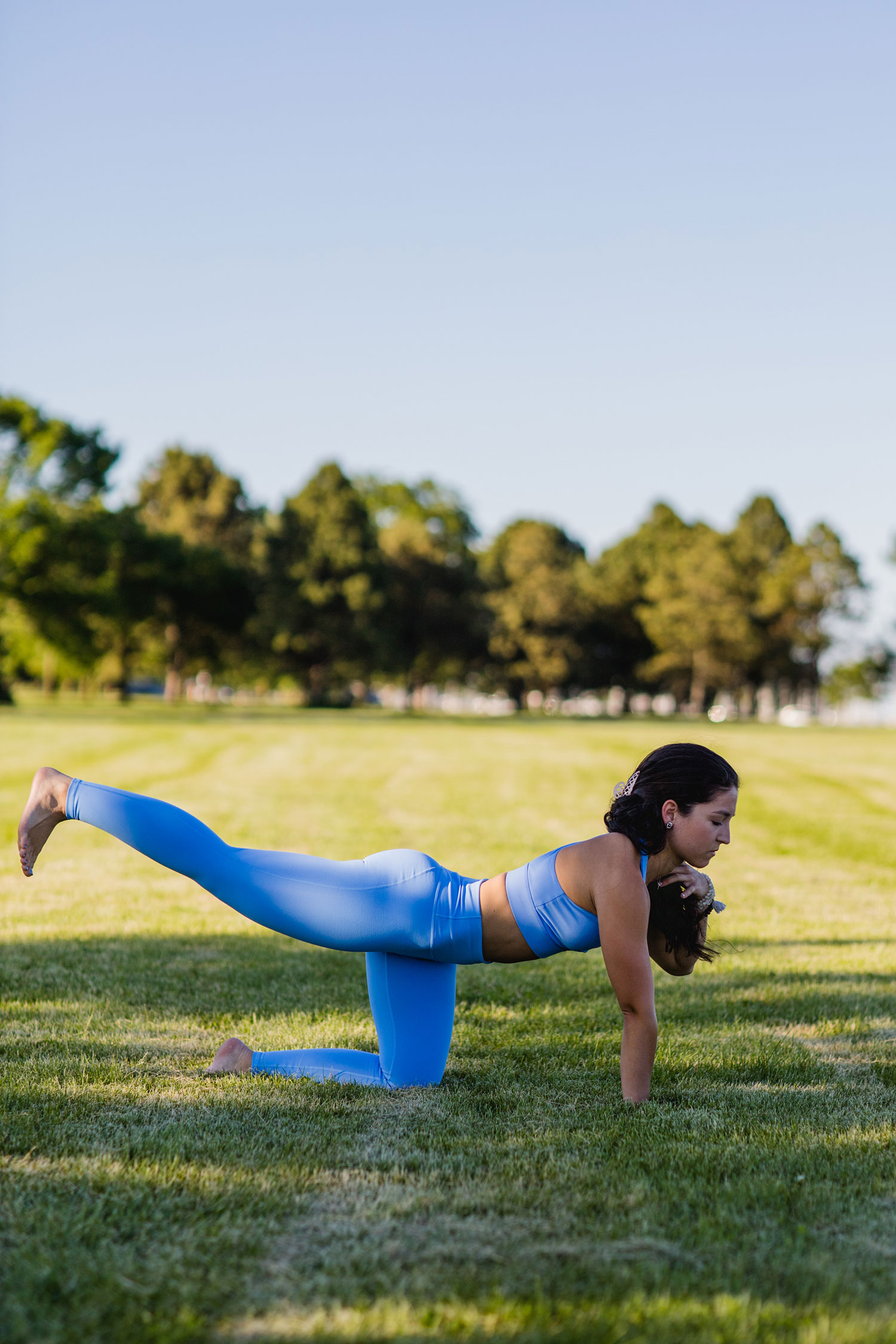 Yoga Exercise Photoshoot