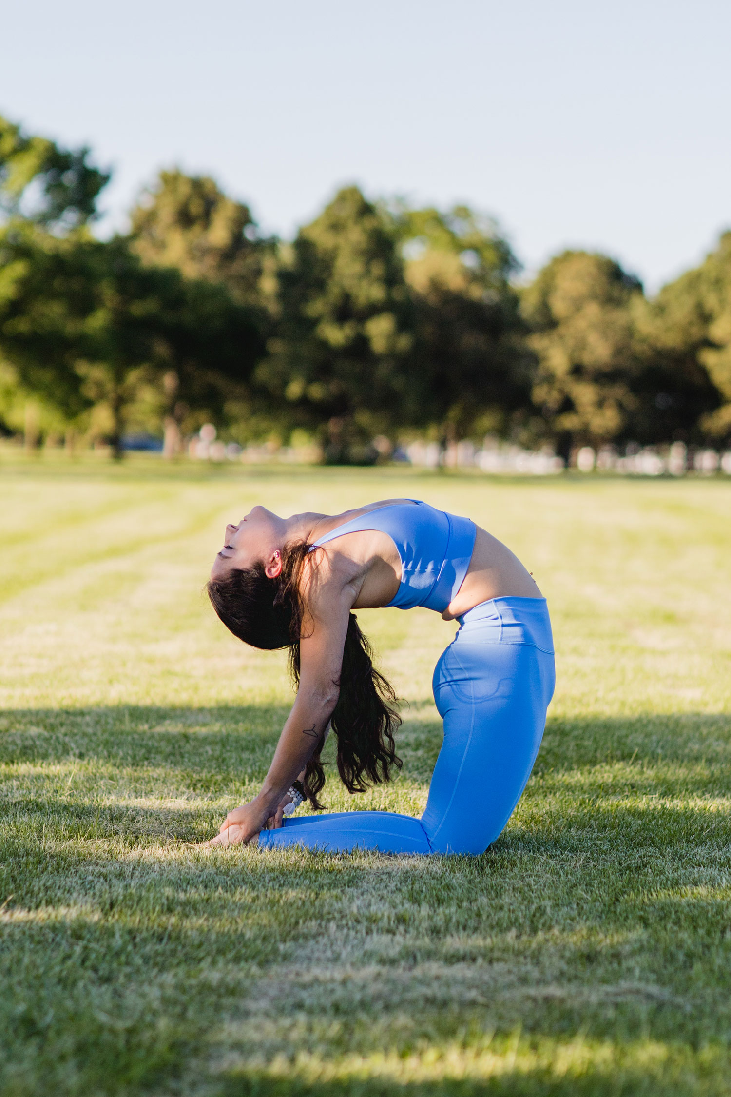 Yoga Exercise Photoshoot