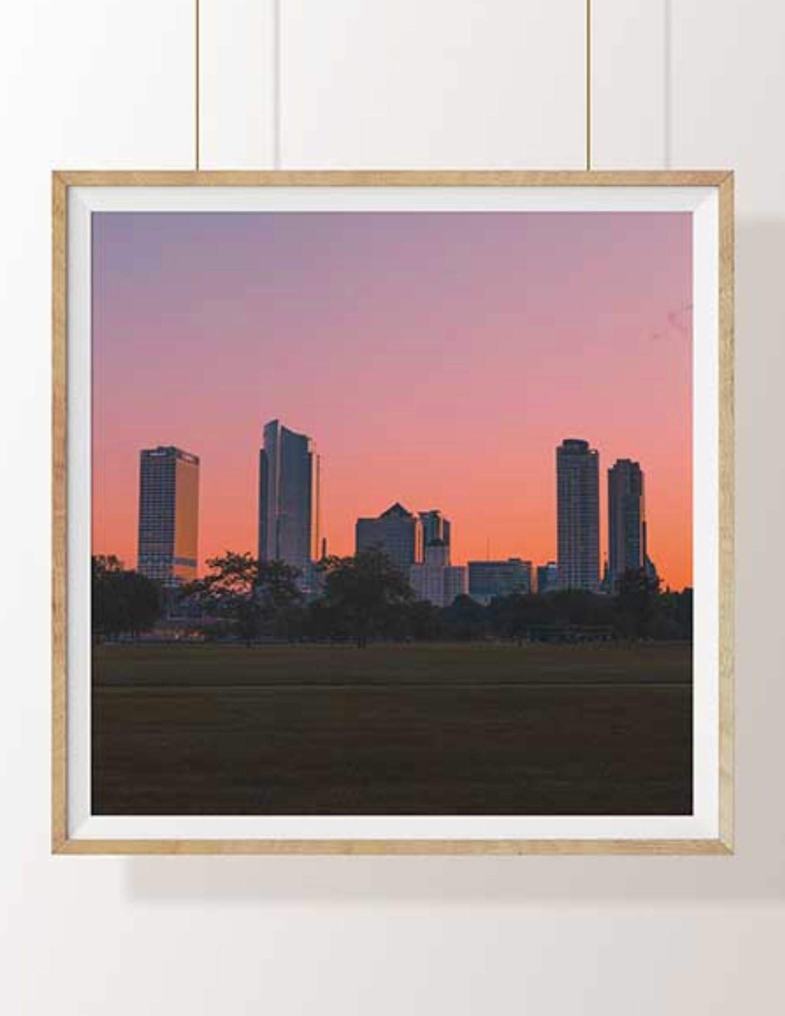 Sunset Skyline | Wall Décor | Wall Décor for Living rooms | 24x36 wall art print | Canvas Wall Art