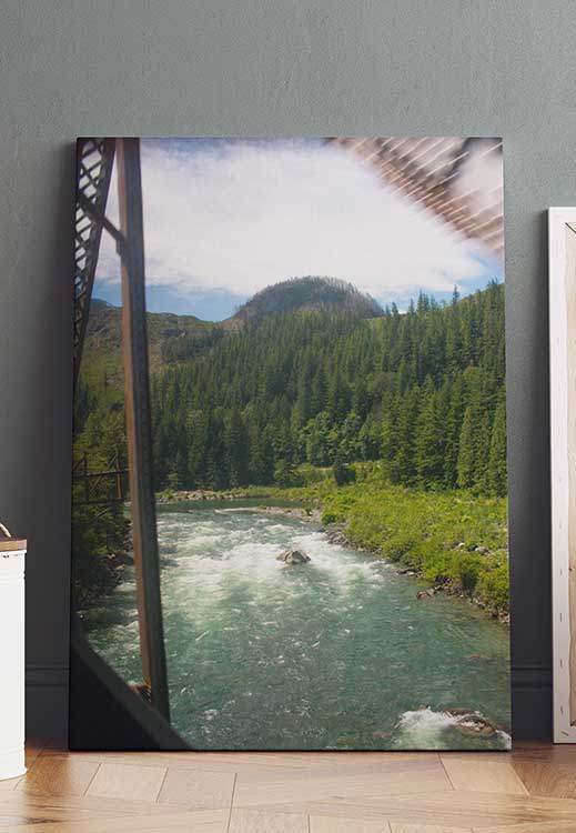 North Cascades Canvas Wall Art | 8 x 8 canvas wall art for living room